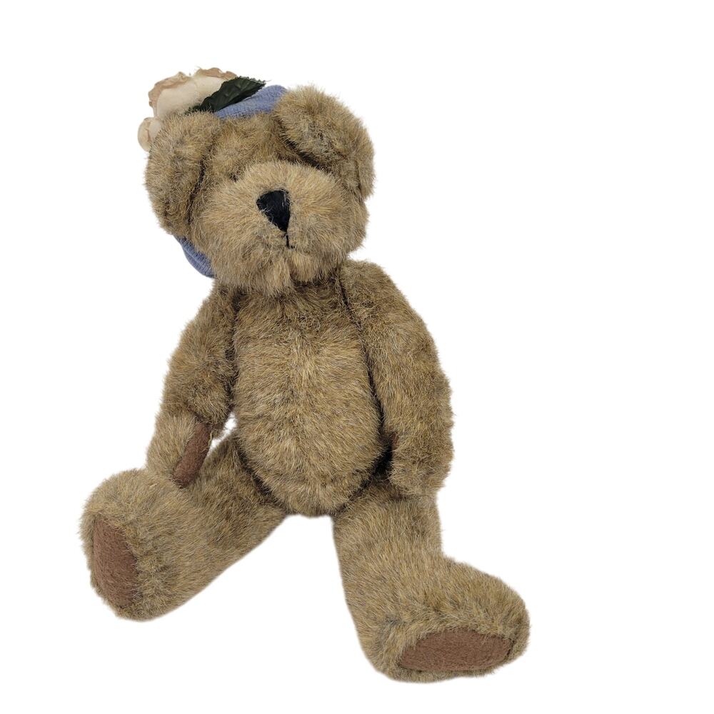 The Boyds Collection 12" Brown Teddy Bear Plush With Hat